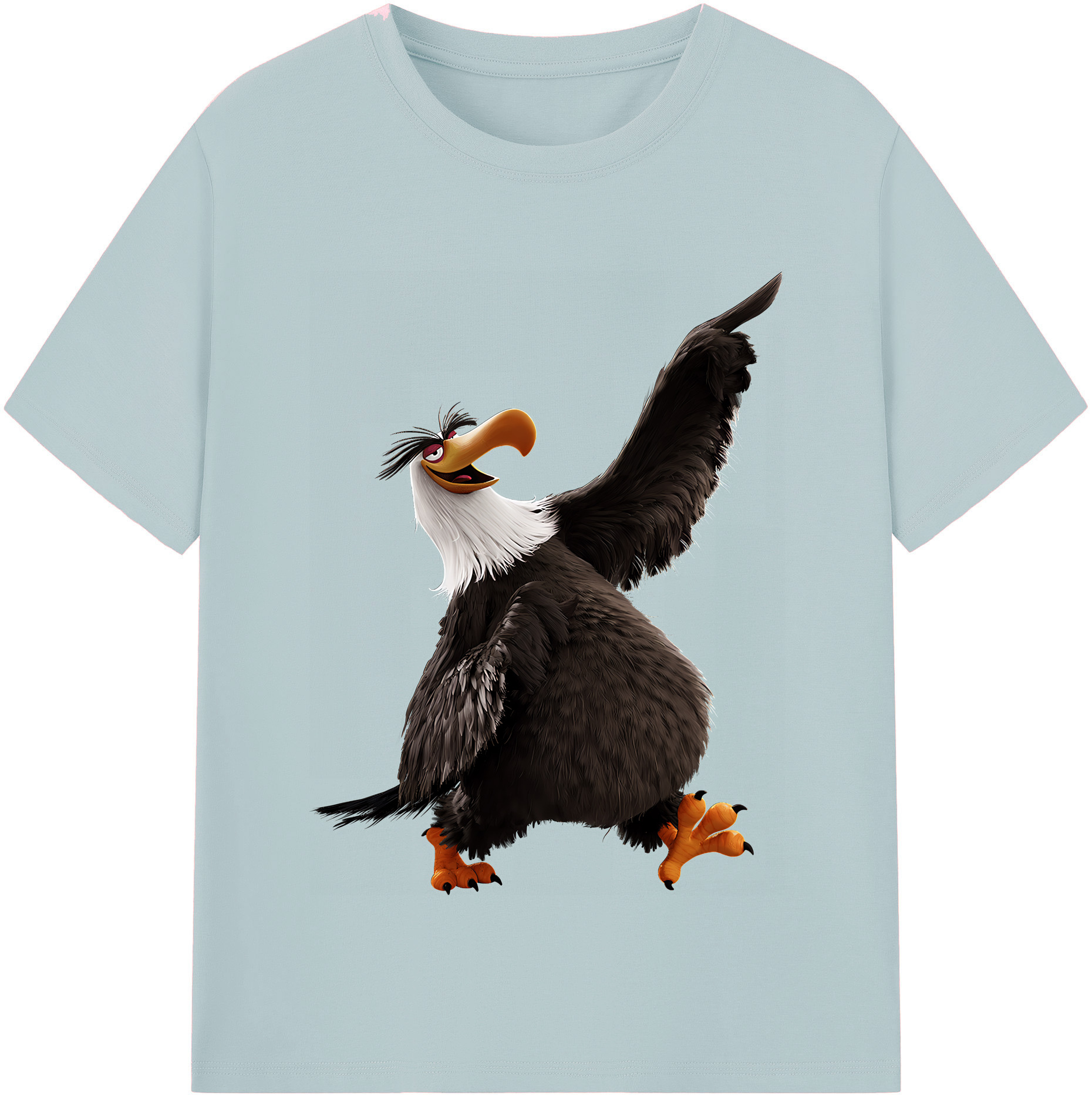 （画像用） Angry Birds アングリーバード 綿100％半袖Tシャツ（フロントプリント）